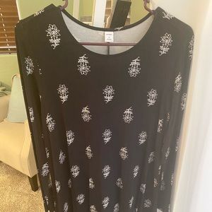 Black and white dress